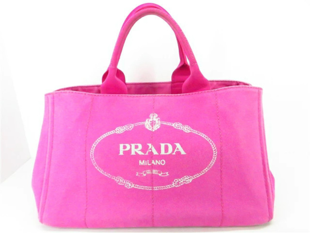 Prada Canapa handbag canvas pink